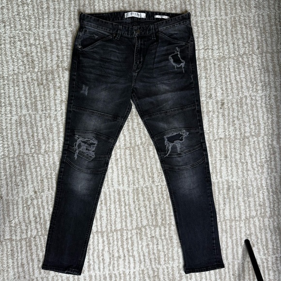 Guess Jeans Washed Black Size 33x32 - Picture 1 of 10